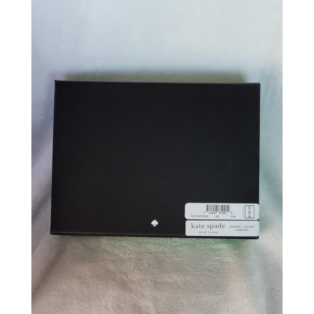 Kate Spade small black leather bow belt bag. - Picture 9 of 9